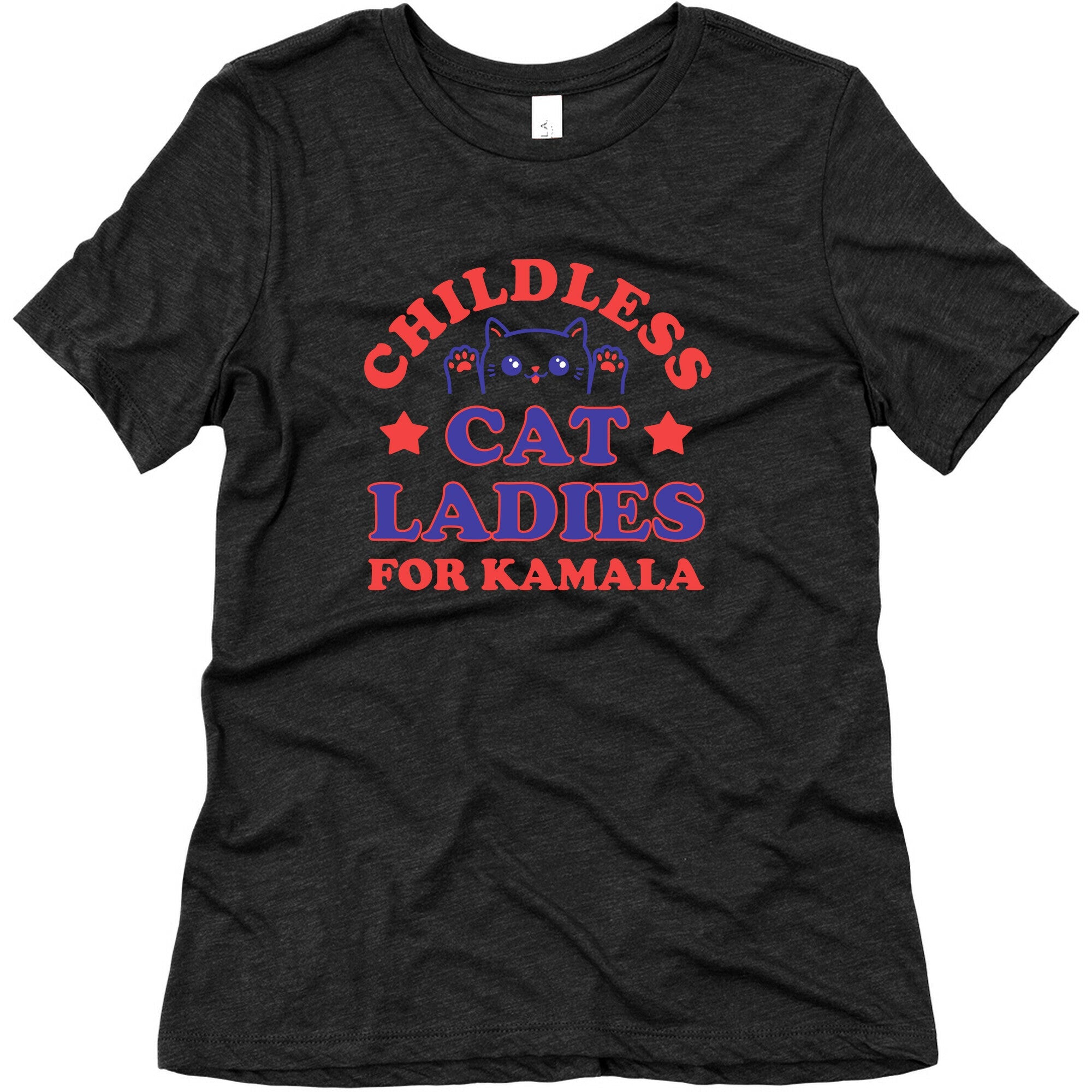 Childless Cat Ladies for Kamala Womens Triblend Tee